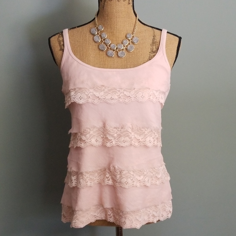 NY & Co pink tank Large